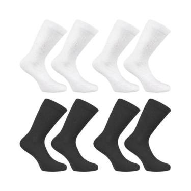Imagem de Meias De Compressão Unissex De Cor Pura Para Ciclismo, 4 Pares, Para C