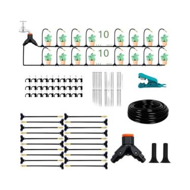 Imagem de Kit Universal DIY Para Irrigação E Resfriamento De Plantas Em Estufas 