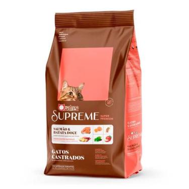 Imagem de Ração Quatree Supreme Gatos Castrados Salmão e Batata doce  15kg