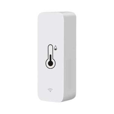 Imagem de Sensor De Temperatura E Umidade WiFi Para Casa Inteligente Tuya SmartL