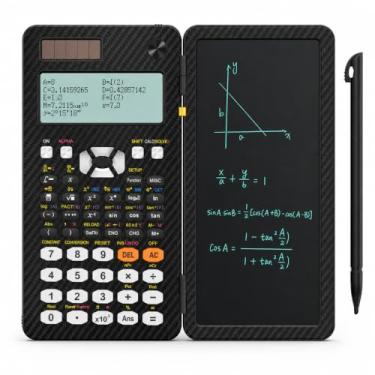 Imagem de Calculadora Científica iPepul 991EX Tipo-C Recarregável com 552 Funções, Bloco de Notas, 5 Linhas de Exibição, Preta