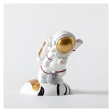 Imagem de Suporte de garrafa de vinho Superman Astronaut Suporte de garrafa de vinho Suporte de garrafa de vinho para bar de vinho, decoração de feriado, suporte empilhável de vinho (cor: A)