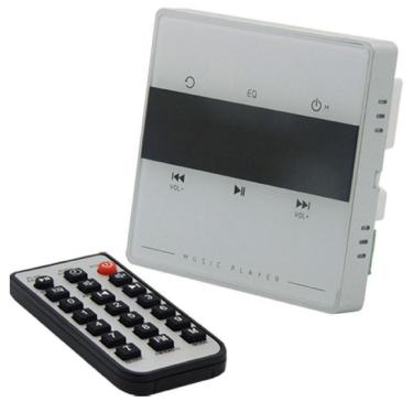 Imagem de Amplificador Parede Wall Player Usb Bluetooth Branco