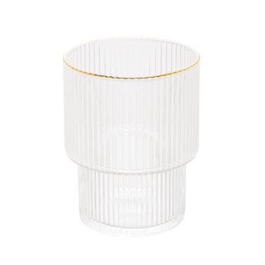 Imagem de Copo Baixo 2pç Cristal 200ml c/ Borda Dourada Lines - Wolff