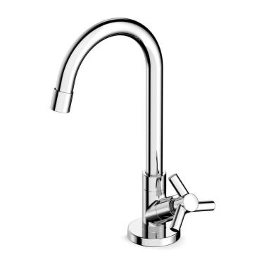 Imagem de Torneira para Banheiro de Mesa Bica Alta Celite One Celite Cromado