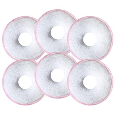 Imagem de Kit 6 Rosquinhas De Amamentação Absorventes Seios Lavável