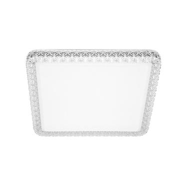 Imagem de Plafon Led Blumenau Shine Liso de Sobrepor 24W Bivolt Branco 3000K Luz Amarela