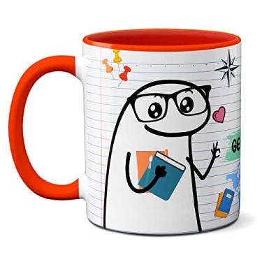 Imagem de Caneca Professor De Geografia Prova Fácil Pra Quem Estudou (Vermelha)