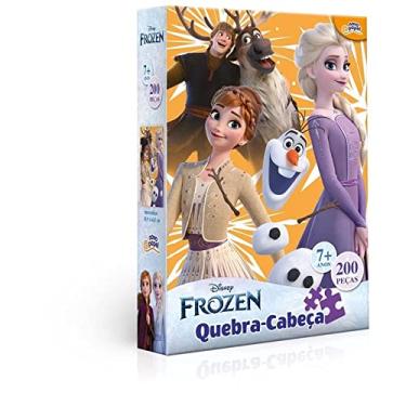 Imagem de Quebra Cabeça Disney Frozen 200 Peças Toyster