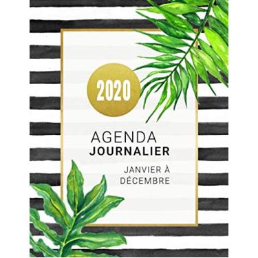 Imagem de 2020 Agenda Journalier: Grand Semainier Tropical et Calendrier Janvier à Decembre avec To Do List + 45 Pages Dot Grid Pointillé - Organisateur A4 - Pratique Planificateur Journal Carnet