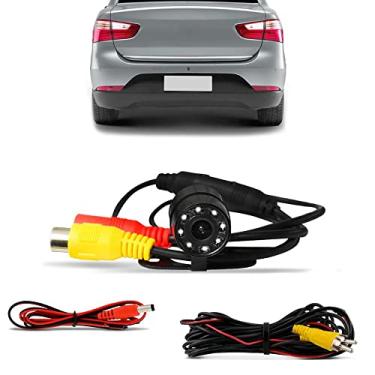Imagem de Câmera de Ré Automotiva com Visão Noturna Conexão RCA - Auto Care, AU717, Preto