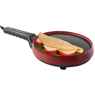 Imagem de Crepeira, Crepioca 3 em 1, Preto / Vermelho, 220v, Britânia