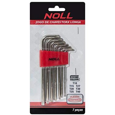 Imagem de Jogo de Chaves Torx Longas 7 peças T10 A T40 374,0006 Noll