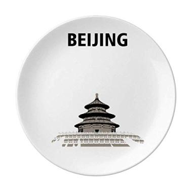 Imagem de China Beijing Temple Heaven Placa sagrada Decorativa Porcelana Salver Prato de jantar