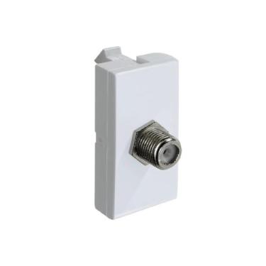 Imagem de Módulo Tomada Coaxial Tv Branco Siena 6030 Alumbra