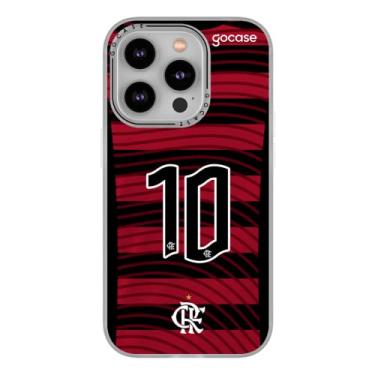 Imagem de Capa Deluxe Slim Fosca Gocase Compatível com iPhone 14 Pro (6.1 Pol) (Flamengo Uniforme 2022)