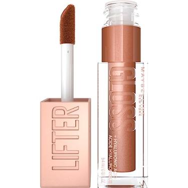 Imagem de Maybelline Lifter Gloss Lip Gloss Makeup With Hyaluronic Acid, Hydrating, High Shine, Hydrated Lips, Fuller-Looking Lips, Bronzed, Bronze, 0.18 fl oz