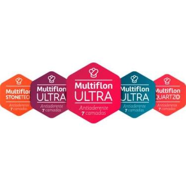 Imagem de Frigideira Multiflon Color Pop Antiaderente Ultra 7 Amarela - 24 cm