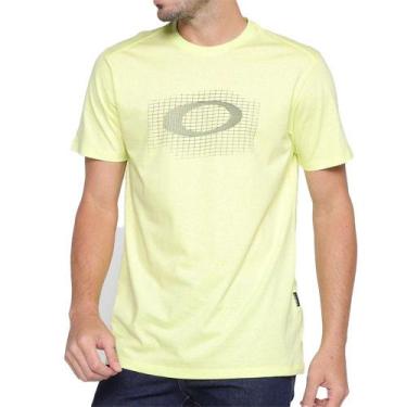 Imagem de Camiseta Oakley Holographic Masculina Amarelo