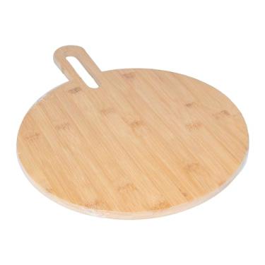 Imagem de Tábua de Aperitivos em Bambu 40x31cm Redonda Eco Taste TopGet (Natural)