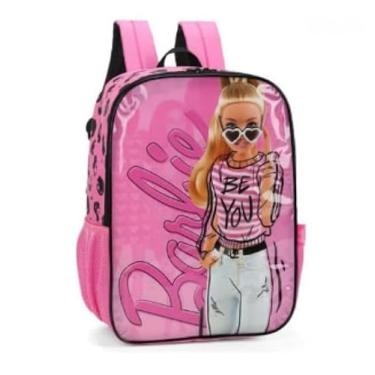 Imagem de Mochila Escolar, Infantil, Barbie, Grande, Rosa Luxcel