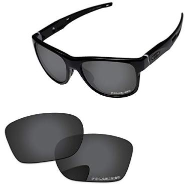Imagem de PapaViva Lentes de substituição para óculos de sol Oakley Crossrange OO9361 armação preta e cinza - polarizada