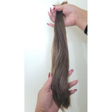 Imagem de Cabelo Para Bebê Reborn - Fibra Beautex Castanho Claro Nº08 Com 30g
