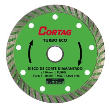 Imagem de Disco De Corte Diamantado 110mm  Eco 60598 Cortag