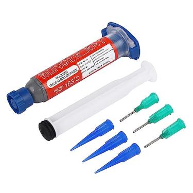 Imagem de Wonderway Sn63/Pb37 T5 Pasta de solda de chumbo de estanho não limpa, ponto de fusão de 183 ℃ (30 g)