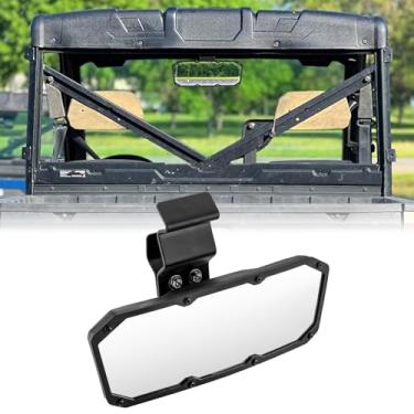 Imagem de WeiSen Espelho retrovisor traseiro de 26,66 cm x 9,5 cm, espelho central ajustável de 360° compatível com Can Am Defender Polaris Ranger XP 570 900 1000 Crew 2013-2024