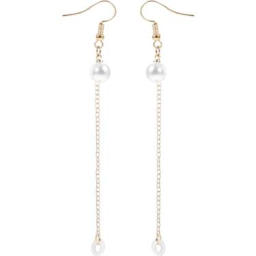 Imagem de 1 Par Fone De Ouvido Sem Fio Brincos Anti-perda Alça De Brinco Anti-perda Linha Da Orelha Brinco De Tiras De Fone De Ouvido Brincos Femininos Decorar Moda Homem e Mulher