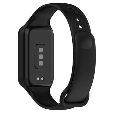 Imagem de Pulseiras de silicone NSmart compativeis com Redmi Smart Band 2 (BAND 2, Preta)