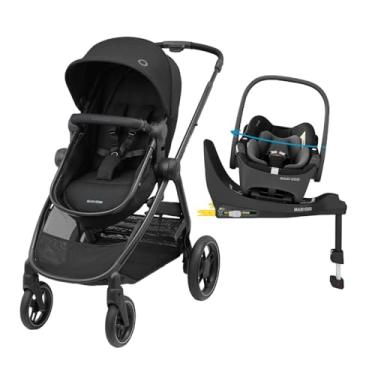 Imagem de Maxi-Cosi, Travel System Anna³ Trio, com Giro 360° e Isofix, Essential Black