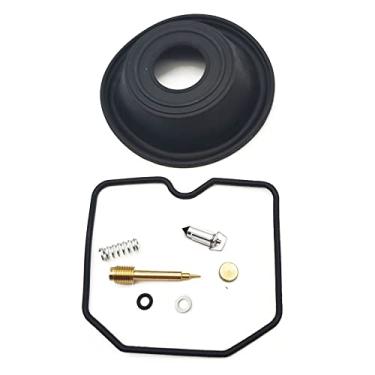 Imagem de Kit de reparo de carburador para Kawasaki EL250 ZL250 EL ZL 250 Eliminator diafragma de flutuação do sistema de combustível (Cor: 1 conjunto)