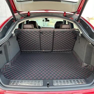 Imagem de GREATROAD Tapetes de couro personalizados para carros BYD SEAGULL/Dolphin Mini 2023 proteção contra todas as condições climáticas(3DM carga-PRETO-VERMELHO)