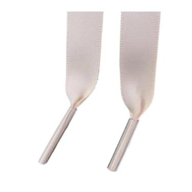 Imagem de Satin Silk Ribbon Shoelaces For Sneaker Flat White Cords Shoelace Length Strings Shoes(Lotus color,120cm)