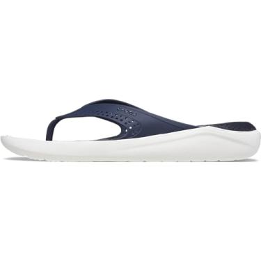Imagem de Crocs Chinelo unissex, azul-marinho, 8-9 EUA masculino, Azul marino, 8-9