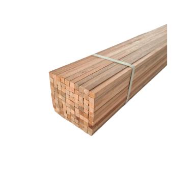 Imagem de 100 Ripas/Sarrafos de 1x1x50 cm Madeira de Eucalipto