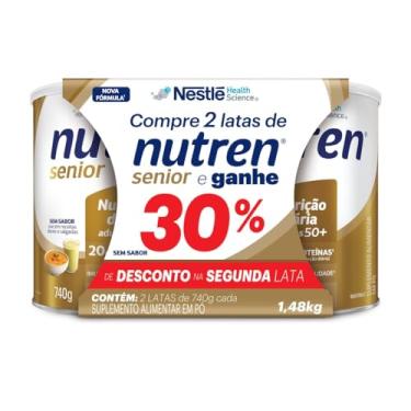 Imagem de NUTREN SENIOR Po Sem Sabor 740g - 2 unidades