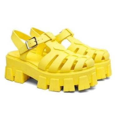 Imagem de Sandália PIZZARELI Fisherman Salto Tratorado Aranha Feminino-Feminino