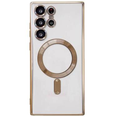 Imagem de Capa Capinha Protetora Magsafe de Silicone com Proteção na Lente para 