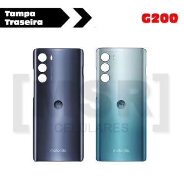 Imagem de Tampa traseira celular MOTOROLA modelo G200, VERDE