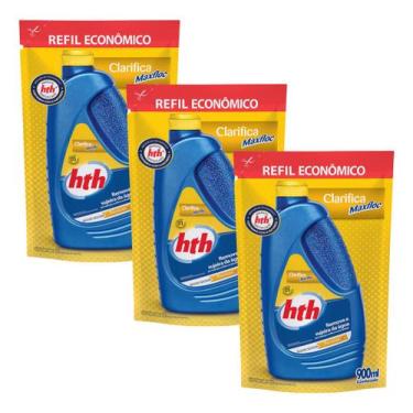 Imagem de Hth Maxfloc Clarificante Floculante Aux Filtração 03 Und - HTH MAXFLOC