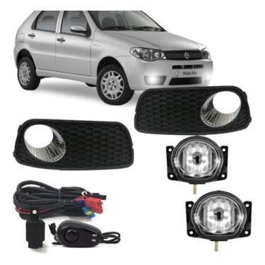 Imagem de Kit Farol Neblina Milha Palio Fire Celebration 2008 até 2011 Moldura C