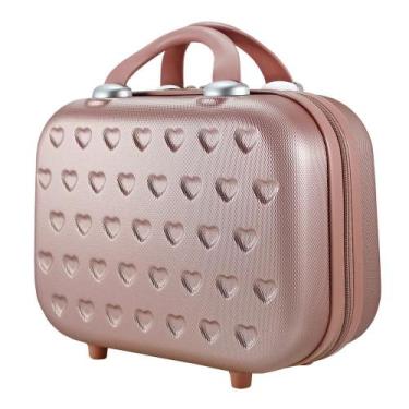 Imagem de Frasqueira de Viagem Maleta Necessaire Rígida ABS Grande de Mão Bordo 
