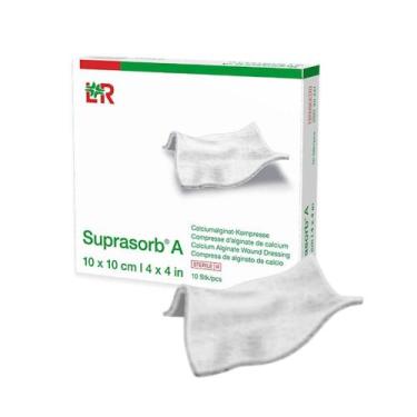 Imagem de Curativo de Alginato de Cálcio Estéril Suprasorb a 10cm x 10cm Lohmann