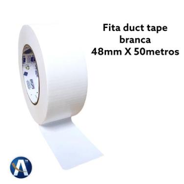 Imagem de Fita Duct Tape Branca 48mmX50m - Alltape