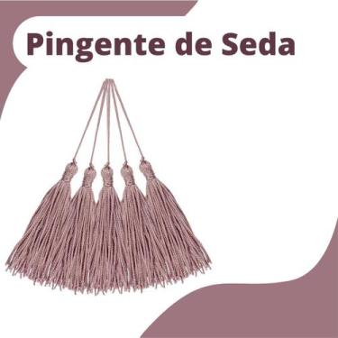 Imagem de Pingente De Seda Tassel - Chocolate - Com 100 Unidades - Nybc