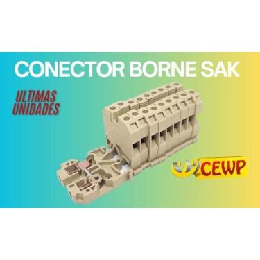 Imagem de Borne sak 4 bege 32a - s/marca