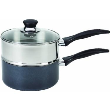 Imagem de T-fal B1399663 Caldeira dupla de aço inoxidável com cabo fenólico, 3 L, prata